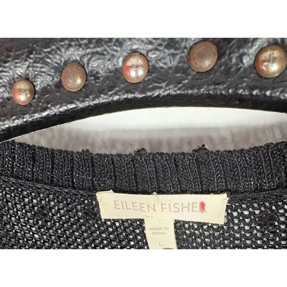 Eileen Fisher linen cardigan duster size L - Picture 4 of 4